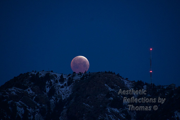 3rd Blood Moon; Lakewood Co. near Green Mtn.