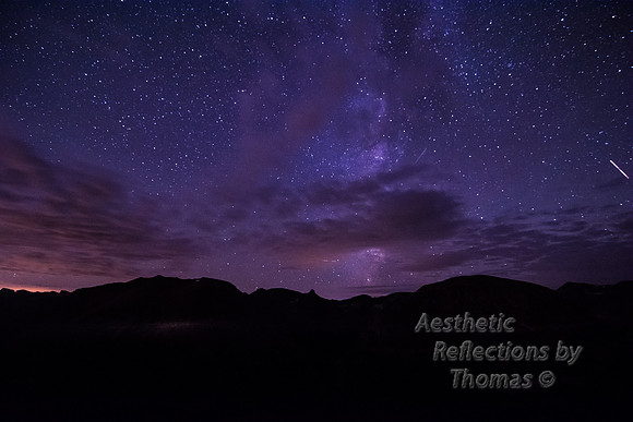 Night Sky top of Trail Ridge Road in RMNP