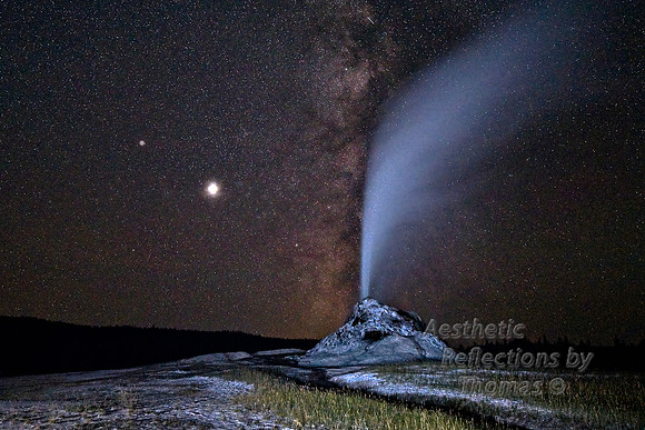 White Cone in Yellowstone National Park; Wyoming