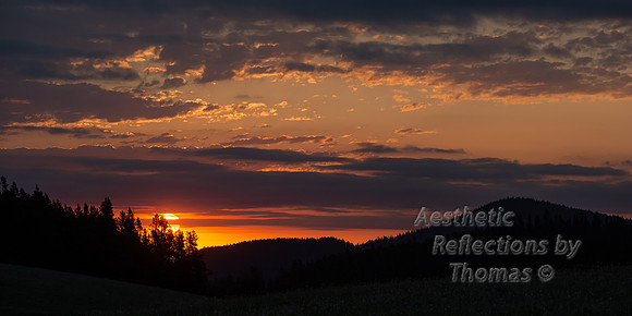 Big Horns Mountains - Wyo. Sunrise