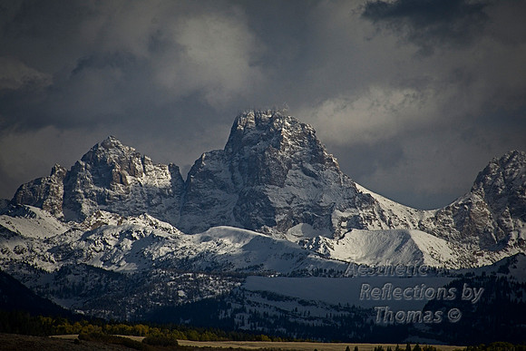 Grand Teton from the west side near Driggs, Idaho