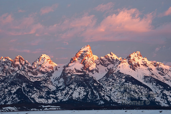 Sunrise on the Tetons