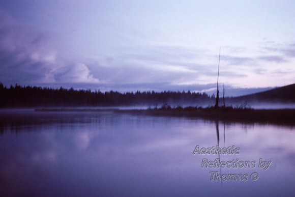 Moody Lake in Alberta, Canado