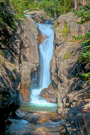 Chasm Falls on Fall River Road in RMNP
